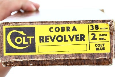 Colt Cobra Revolver, .38 Special, Made 1960s, Box, 131865, FB01706 - Image 12 of 12