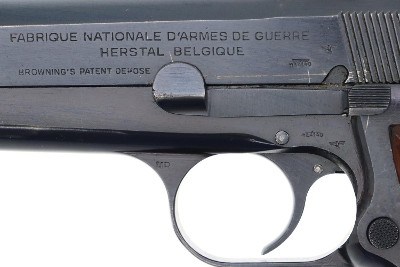 FN High Power Pistol, Tangent Sight, WWII, German Military, 123957, FB01634 - Image 3 of 13