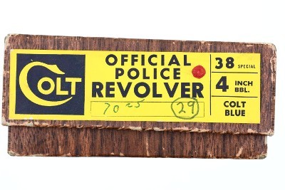 Stunning Colt Official Police Revolver, .38 Spec., Made 1956, FB01709 - Image 18 of 18