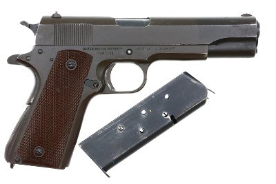 Colt 1911A1, US Military, WWII, Pistol, Accessories Belt, 869091, FB01946 - Image 2 of 13