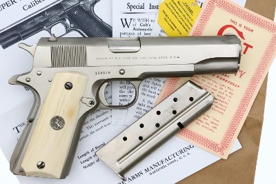 Colt Super 38, Semi Auto, Pistol, Boxed, Documentation, 164046, FB02155 - Image 3 of 17