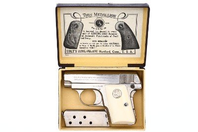 Colt Model 1908 Vest Pocket Pistol, Documented, Boxed, 308520, FB02159 - Image 2 of 18