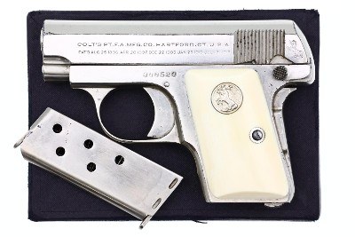 Colt Model 1908 Vest Pocket Pistol, Documented, Boxed, 308520, FB02159 - Image 3 of 18