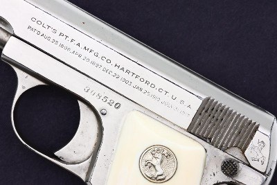 Colt Model 1908 Vest Pocket Pistol, Documented, Boxed, 308520, FB02159 - Image 7 of 18