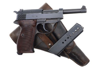 Mauser P38, Eagle L, German Police, Made 1944, Holster, 1861, FB01492 - Image 2 of 16