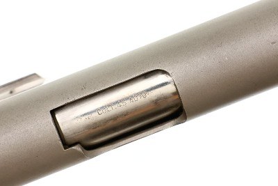 Colt Government Model, Factory Nickeled 1911A1 Pistol, Made 1959, FB01519 - Image 8 of 12