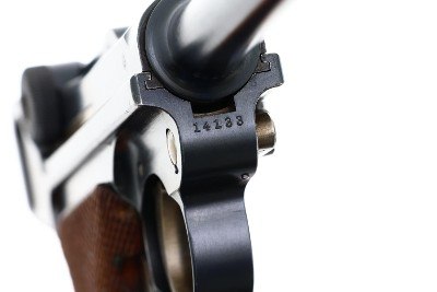 DWM Swiss 1906 Luger Military Pistol, Cross-in-Shield, 14133, FB02078 - Image 9 of 20