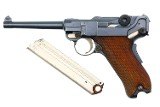 DWM Swiss 1906 Luger Military Pistol, Cross-in-Shield, 14133, FB02078 - 1 of 20