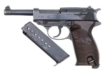 Mauser P38, byf code, German Military WWII, 44 date, 5174q, FB01496