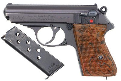 Walther PPK, Early High Polish Wartime Commercial, 7.65mm, 329403k, FB01486