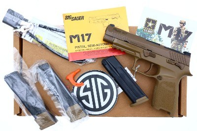 Sig Sauer P320 M17 Commemorative Pistol, 9mmP,
NIB, M17-3783, FB02284