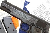 Lew Horton Special Colt Mk IV Series 70, Engraved, NIB, 73B2102, FB02259 - 4 of 20