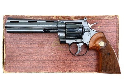 Colt Python, Early Production Revolver, Made 1959, Boxed, 7408, FB02280