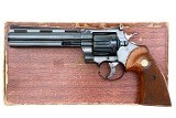 Colt Python, Early Production Revolver, Boxed, 7408, FB02280