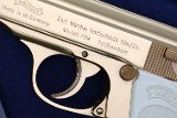 Walther PPK, Gold Plated, Factory Case, Pimp Gun, 158628A, FB02248