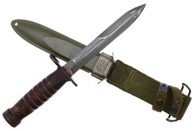 WW2 M4 Utica Bayonet, M8 Scabbard, X-451