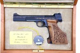 Hammerli 208 Pistol Engraved 125 Year Commemorative, Cased, JP0335, FB02062