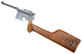 Mauser C96 1930 Commercial Pistol, Military Stock, 853957, FB01559 - 5 of 18
