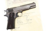 Colt 1911 Russian Contract, 1916, With Papers, C61908, FB02342