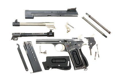 Swiss Sig P210-5 Pistol, Spare Barrel, Many Parts, P55276, FB02353