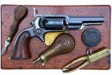 Colt 1855 Sidehammer Root Percussion Revolver, ANTIQUE, 9494, O-158 - 2 of 13
