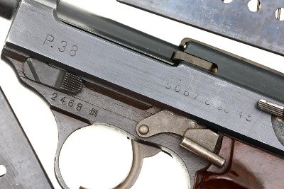 Walther P38 ac 45 Late WWII Mismatched Pistol, 2468, FB01637