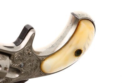 Remington Smoot 2nd Model, Factory Engraved Revolver, ANTIQUE, 377, O-142 - Image 10 of 11