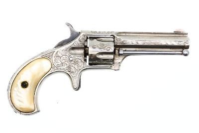 Remington Smoot 2nd Model, Factory Engraved Revolver, ANTIQUE, 377, O-142 - Image 2 of 11