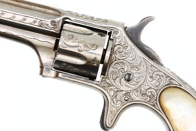 Remington Smoot 2nd Model, Factory Engraved Revolver, ANTIQUE, 377, O-142 - Image 4 of 11