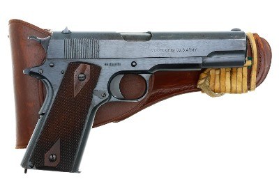 Colt 1911 US Military Pistol, WWI Navy Shipped, Rig, 233011, FB01628