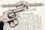 S&W Safety Hammerless, Bicycle Revolver, Factory Letter, 87923, FB01564 - 1 of 15