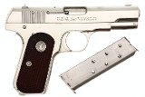 Colt 1908 Hammerless .380ACP Factory Nickel Pistol, 93891, FB01940 - 2 of 9
