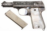 Astra 3003 Silver Engraved Pistol, Boxed, 716021, FB02345 - 1 of 20