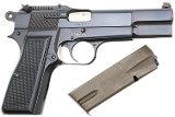 Belgian Browning HP Tangent Slotted Pistol, Pouch,T364261, FB02307 - 1 of 14