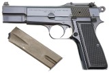 Belgian Browning HP Tangent Slotted Pistol, Pouch,T364261, FB02307 - 3 of 14
