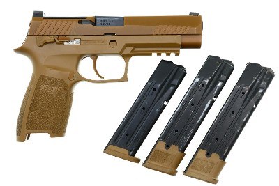 Sig Sauer US Military Surplus M17 Pistol, Boxed, TF000763, FB02354 - Image 2 of 11