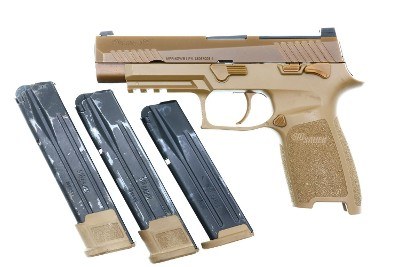 Sig Sauer US Military Surplus M17 Pistol, Boxed, TF000763, FB02354 - Image 5 of 11