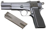 Belgian Browning HP Tangent Slotted Pistol, Pouch,T364260, FB02308 - 2 of 18