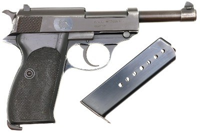 Portuguese Police Marked Walther P38, 004414E, FB00346 - Image 2 of 8