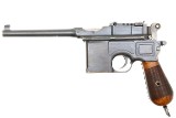 Mauser C96 Broomhandle, WWI German Military Accepted Rig, 296125, FB01557 - 4 of 25