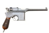 Mauser C96 Broomhandle, WWI German Military Accepted Rig, 296125, FB01557 - 5 of 25