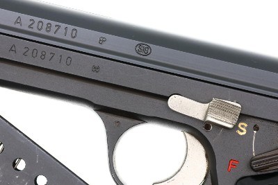 SIG P49, Swiss Military, Late Production, Holster, A208710, FB00103 - Image 5 of 19