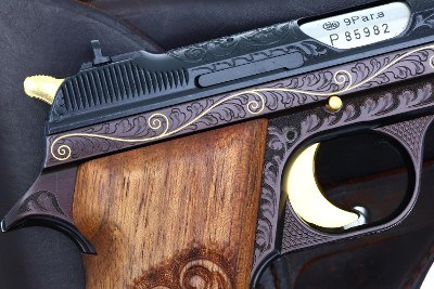 SIG P210 Luxus Arabesque Engraved Pistol, P85982, FB02375 - Image 13 of 22