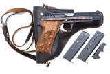 SIG P210 Luxus Arabesque Engraved Pistol, P85982, FB02375 - Image 3 of 22