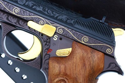 SIG P210 Luxus Arabesque Engraved Pistol, P85982, FB02375 - Image 6 of 22