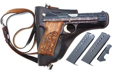 SIG P210 Luxus Arabesque Engraved Pistol, P85982, FB02375 - Image 3 of 22