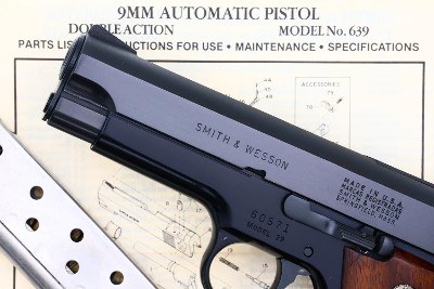 S&W 39, Early No-Dash, Boxed, 60571, FB02363 - Image 11 of 15