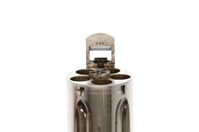 S&W .38 DA Safety Hammerless Revolver, Factory Nickel, MOP, 531, FB01561 - Image 9 of 13