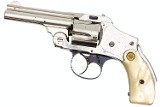 S&W .38 DA Safety Hammerless Revolver, Factory Nickel, MOP, 531, FB01561 - Image 1 of 13