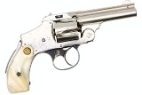 S&W .38 DA Safety Hammerless Revolver, Factory Nickel, MOP, 531, FB01561 - Image 2 of 13